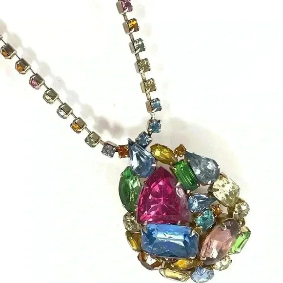 JULIANA Delizza & Elster Studio Girl Heirloom Parure Choker Necklace & Earrings - Picture 3 of 15